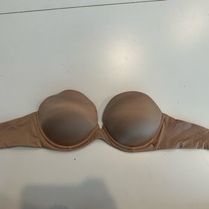 Victoria secret silk strapless bra
